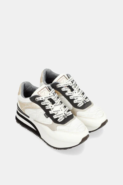 Sneakers donna Anekke con lacci decorativi e suola platform Bianco 40 | Giò Fashion