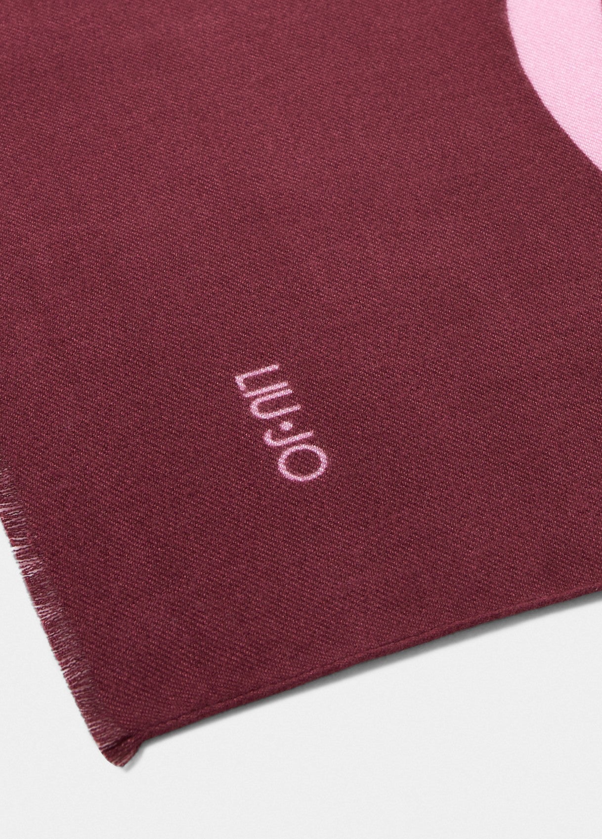 Liu Jo foulard con maxi logo grafico