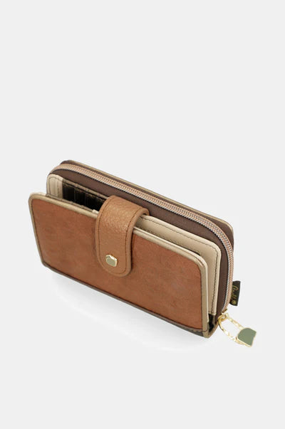 Portafoglio donna Anekke medio con zip organizer carte e monete VERDE TU | Giò Fashion