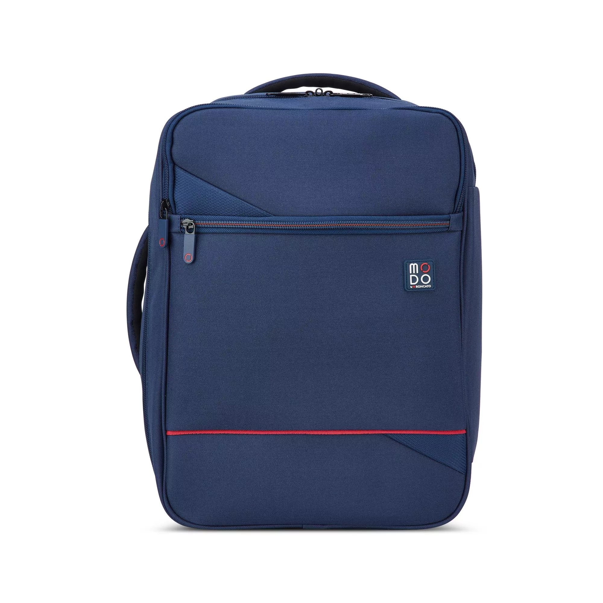 Modo by Roncato Zaino Cabina Porta PC Multitasche da Viaggio 40x30x20 BLU TU | Giò Fashion