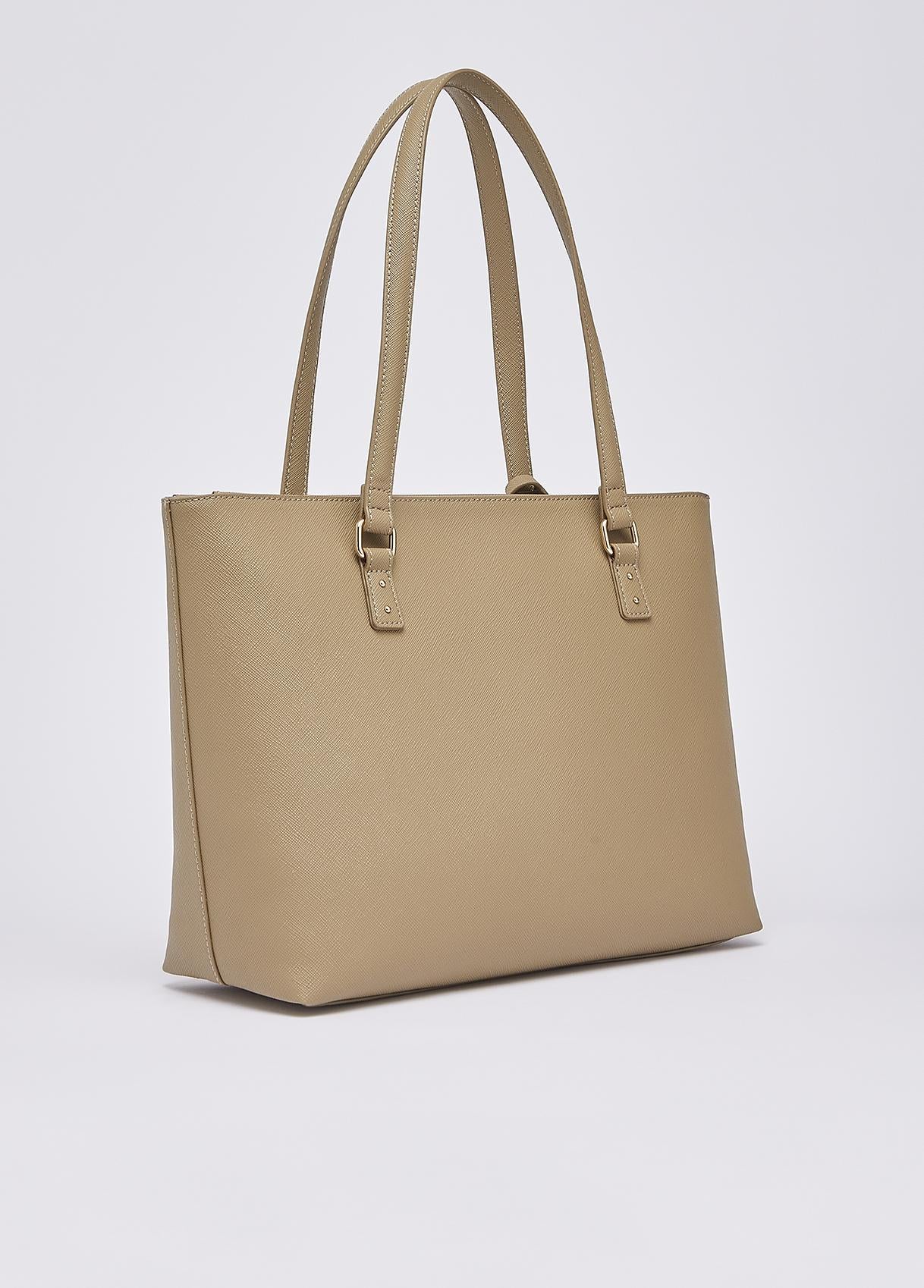 Borsa shopper Liu Jo da donna elegante capiente con doppio manico Beige TU | Giò Fashion
