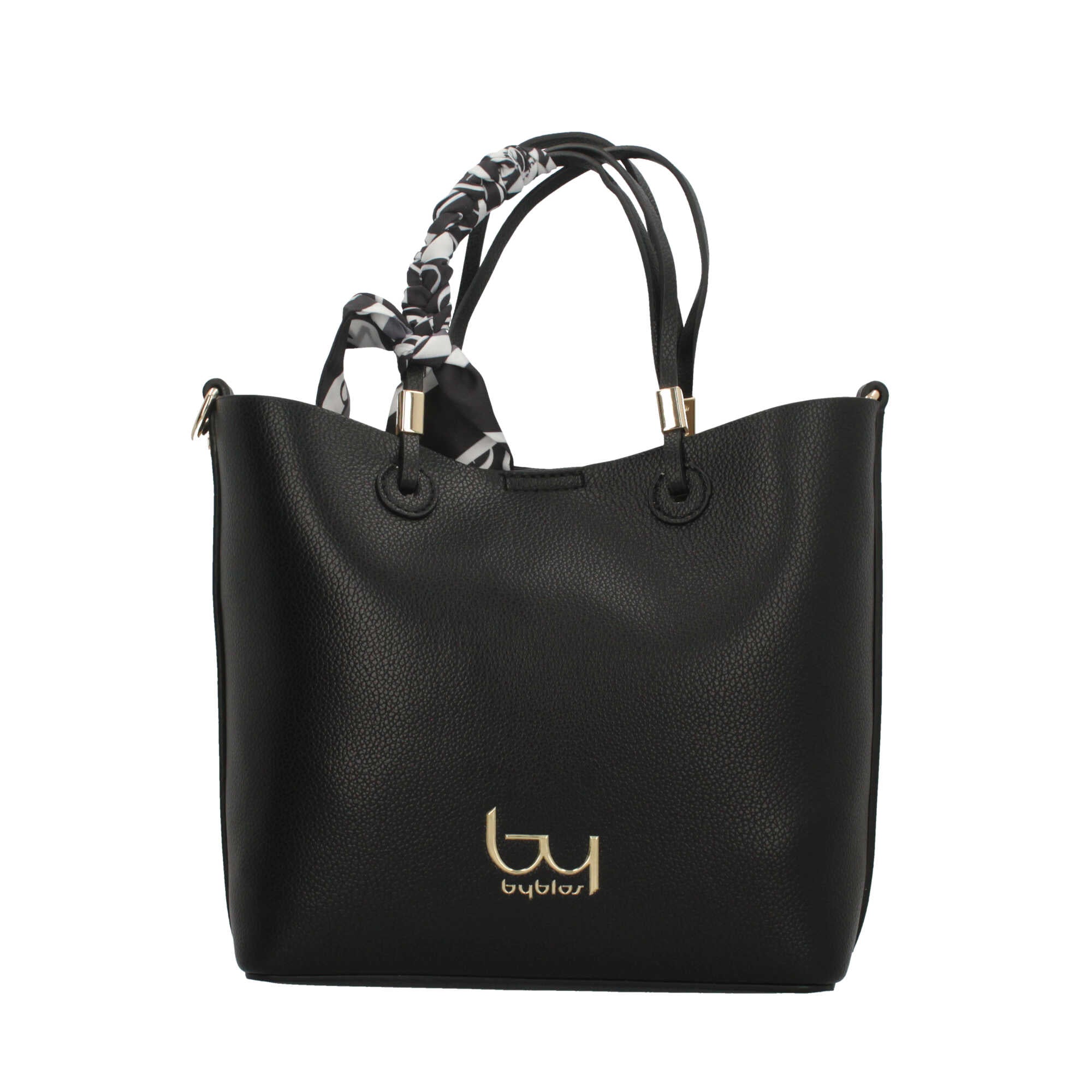 Borsa a mano con foulard removibile By Byblos Nero TU | Giò Fashion