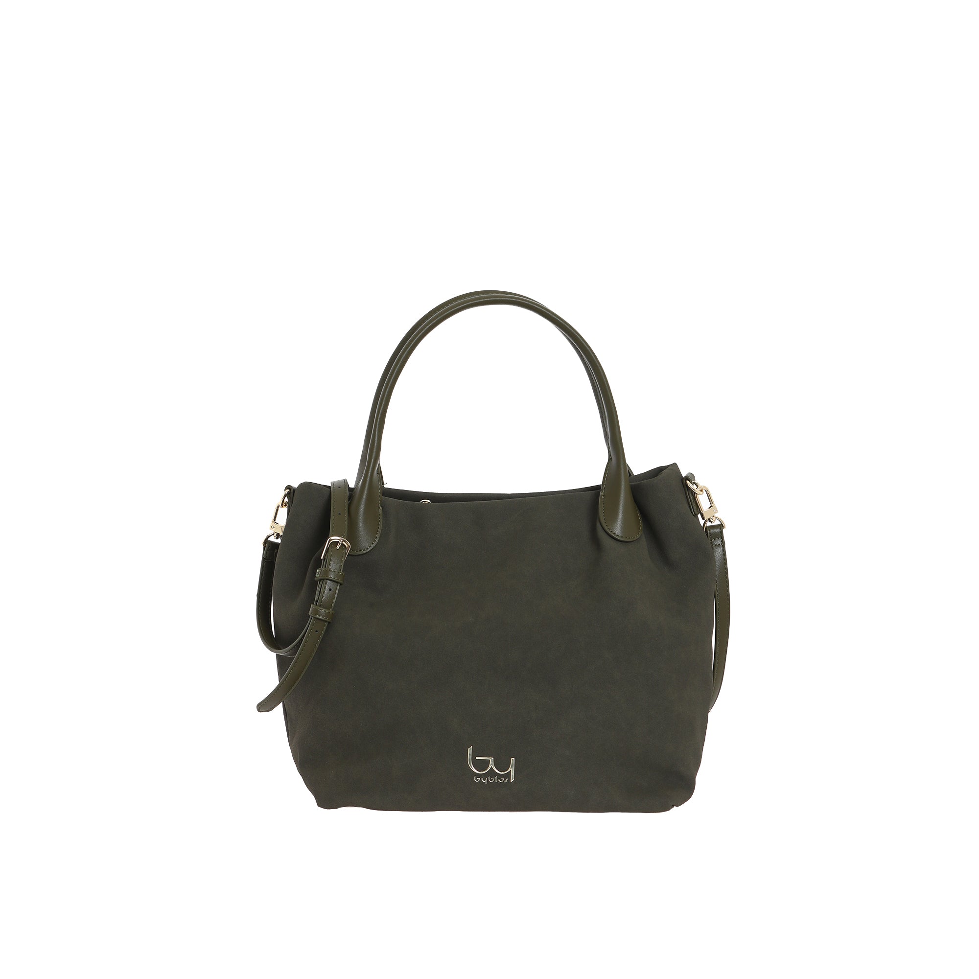 Byblos borsa Daisy Suede in ecopelle per tutti i giorni VERDE TU | Giò Fashion