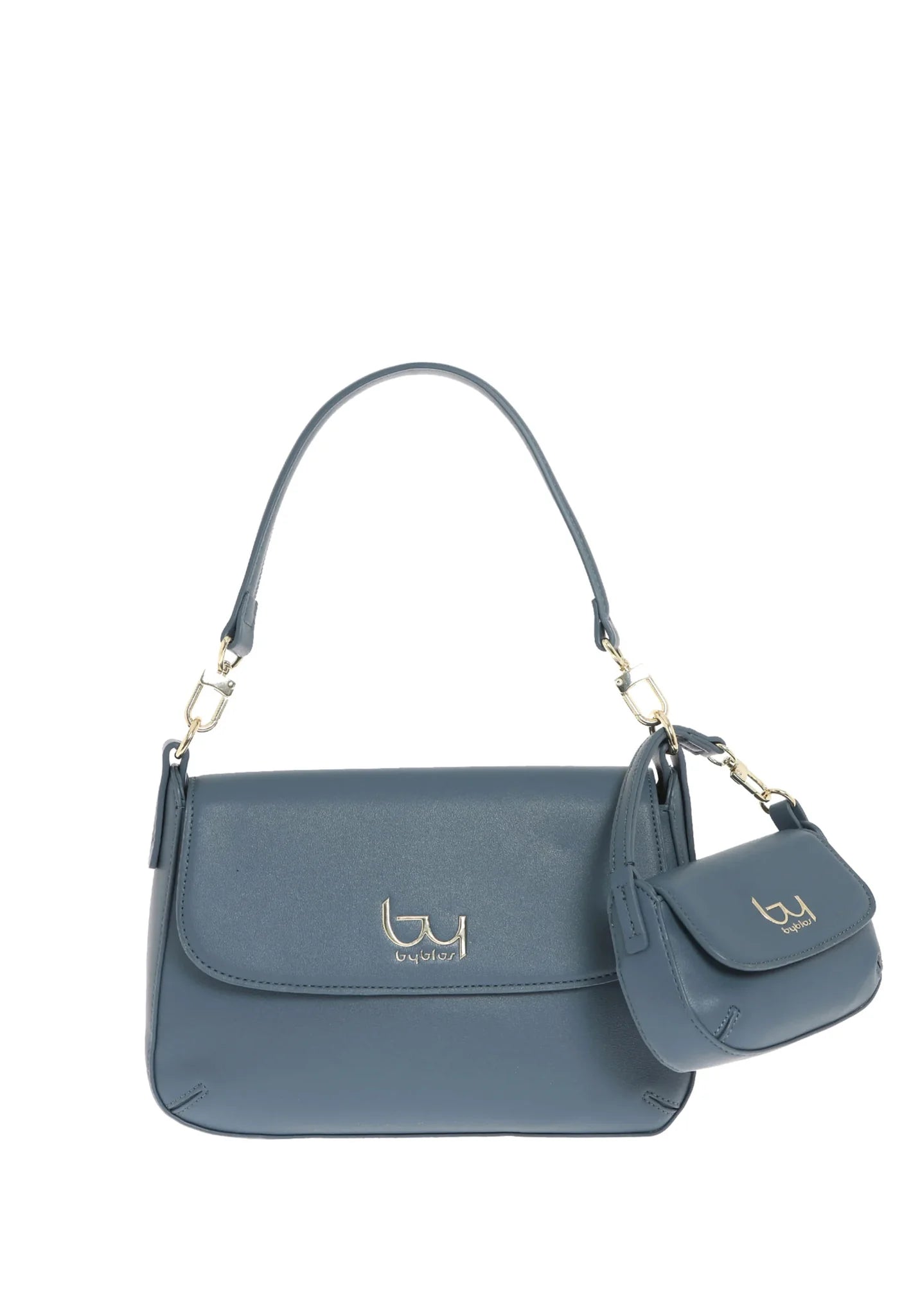 Borsa a spalla By Byblos con mini pochette abbinata BLU TU | Giò Fashion