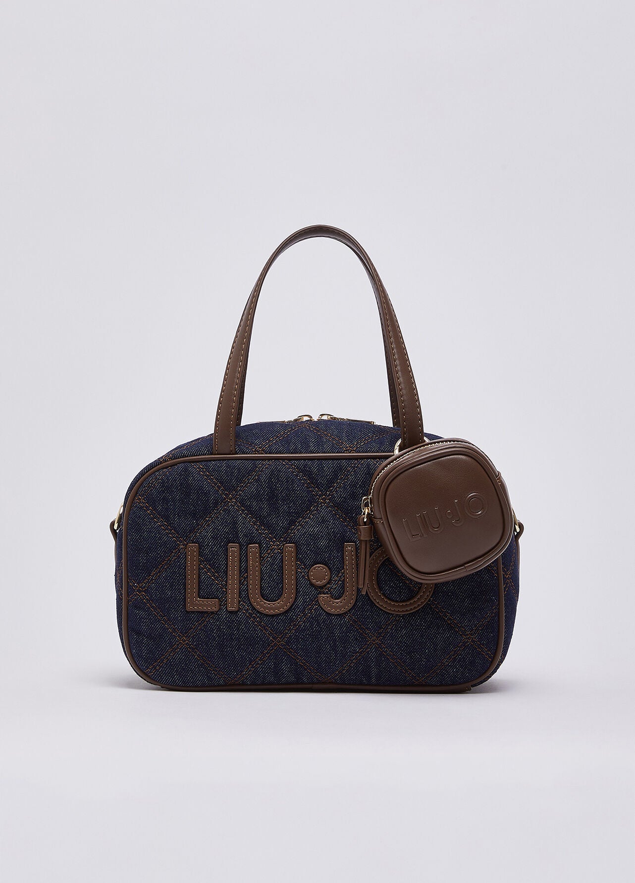 Liu Jo Borsa a Tracolla Donna in Denim con Charm