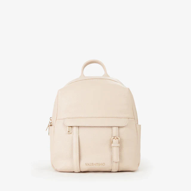 Valentino zaino in ecopelle con tasca frontale Beige TU | Giò Fashion