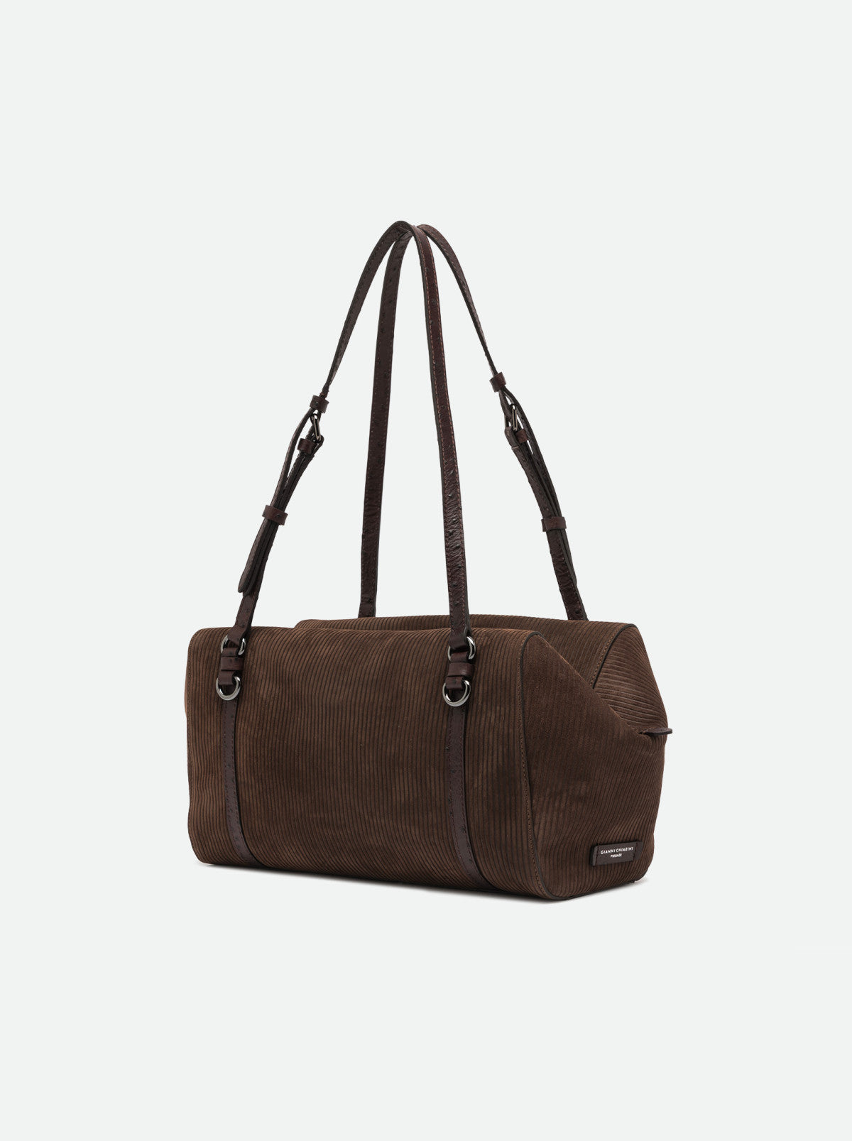 Borsa Bauletto Gianni Chiarini Terry Media in Pelle Scamosciata Canneté
