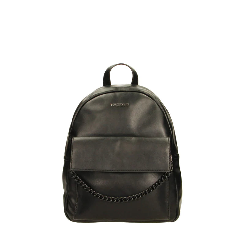 Zaino Vivienne D donna minimal design moderno capiente elegante Nero TU | Giò Fashion