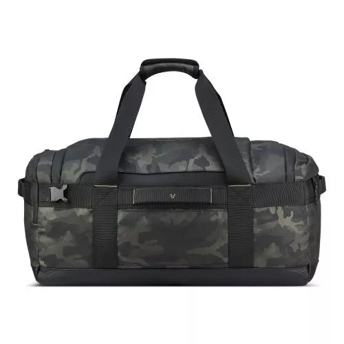 Borsone viaggio capiente con tracolla e tasche multifunzione CAMOUFLAGE TU | Giò Fashion