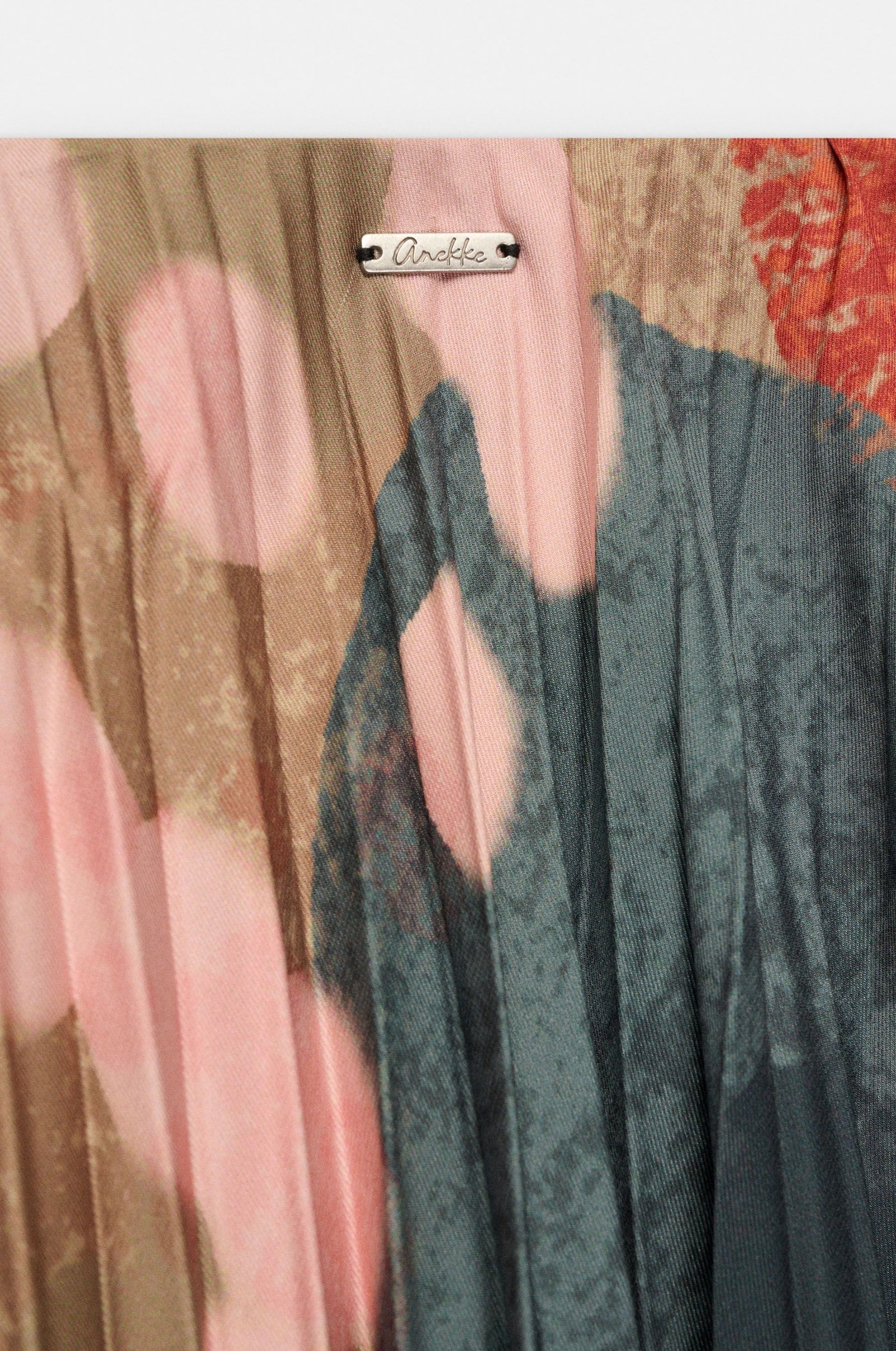 Gonna Midi Plissettata Donna Anekke Blossom con Fantasia Floreale