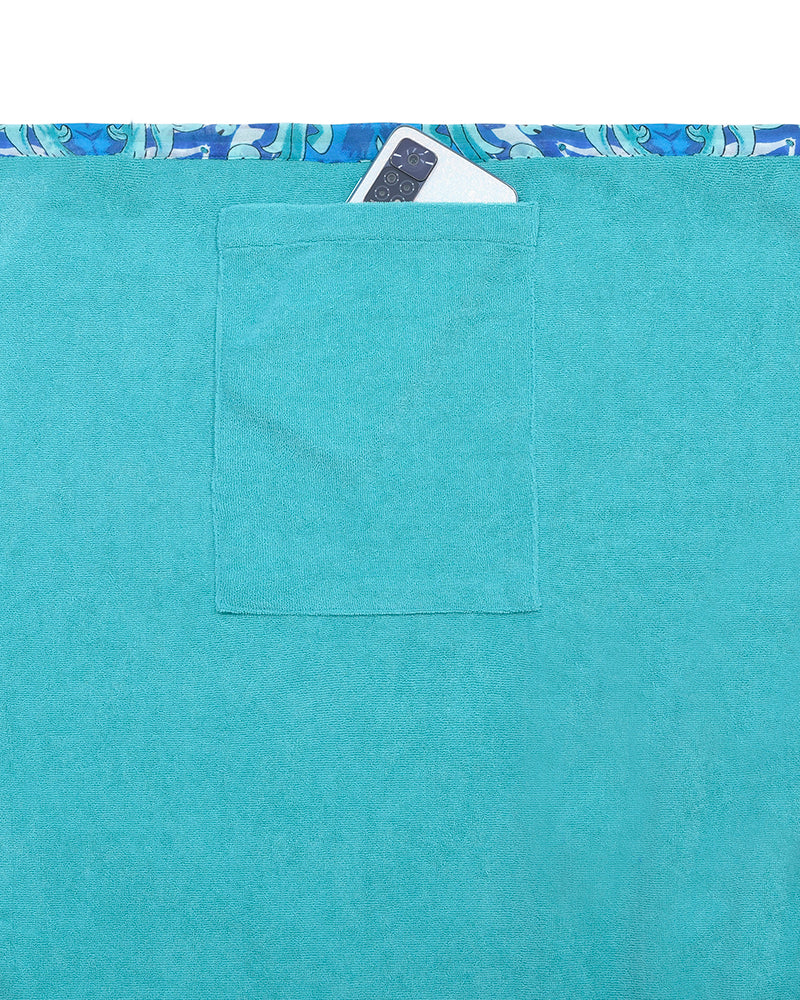 Ble Resort Collection Asciugamano Verde Double Face