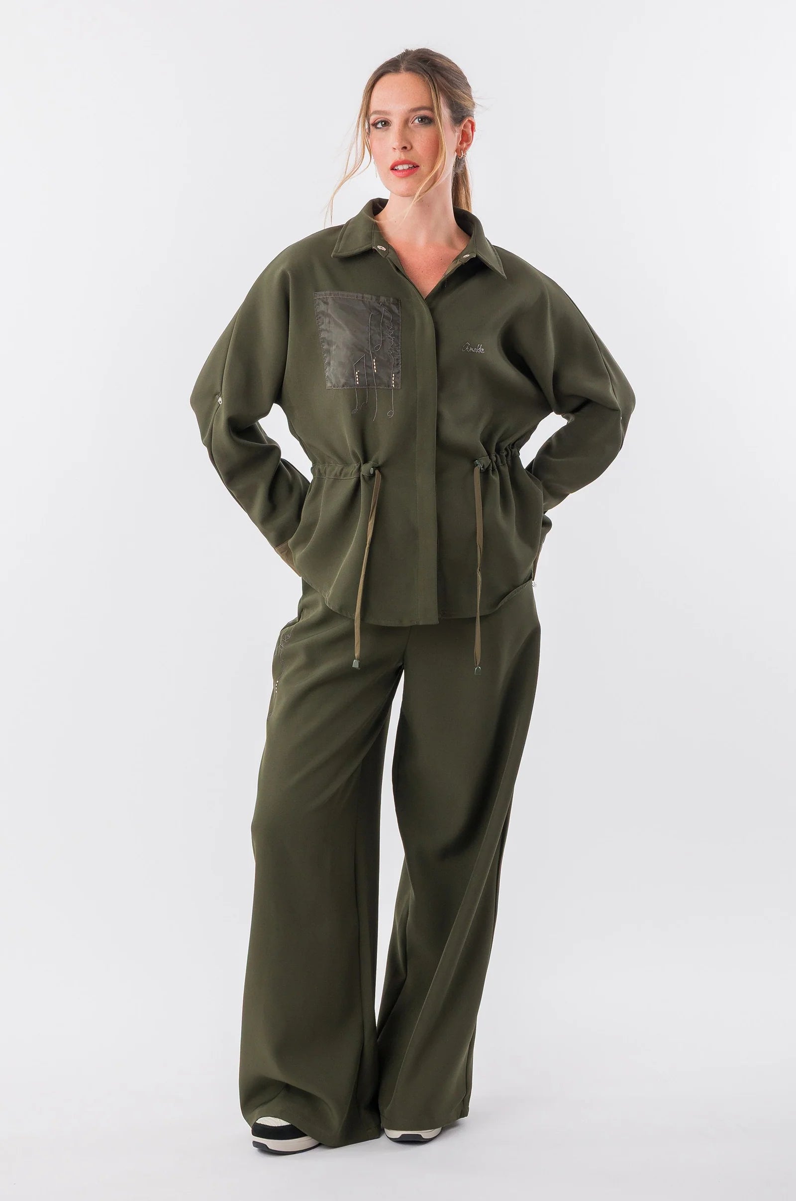 Pantaloni Donna Anekke Fluidi a Gamba Ampia