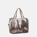 Ynot borsa Boston con doppi manici