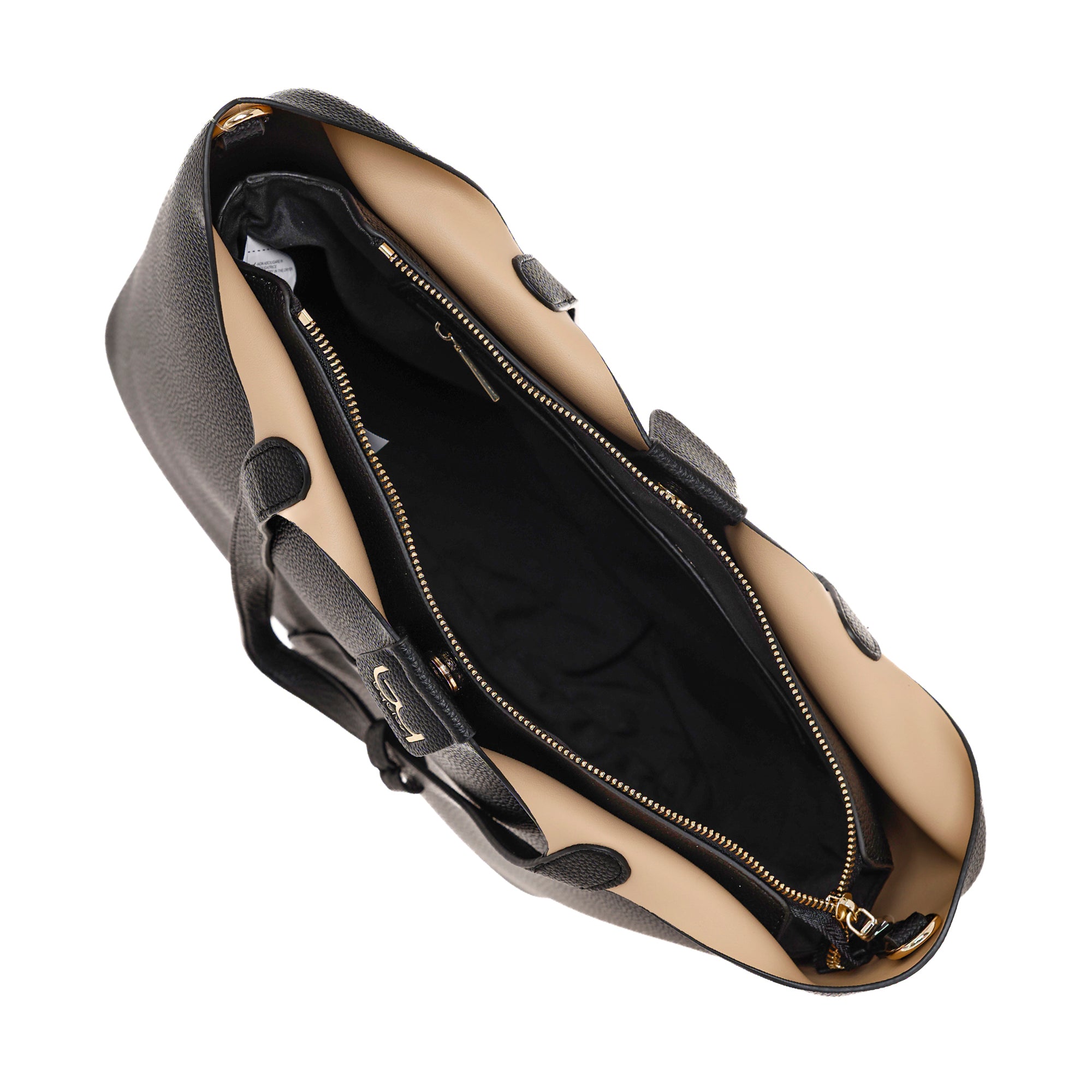 Borsa shopping Byblos donna in ecopelle con charm e tracolla regolabile Nero TU | Giò Fashion