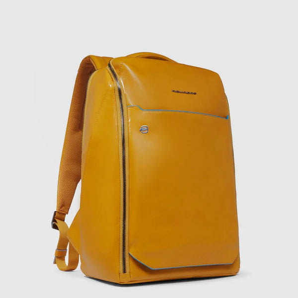 Zaino Piquadro in pelle porta PC e tablet linea Blue Square Giallo TU | Giò Fashion