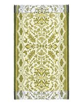 Ble Resort Collection Telo Mare Double Face Verde e Bianco