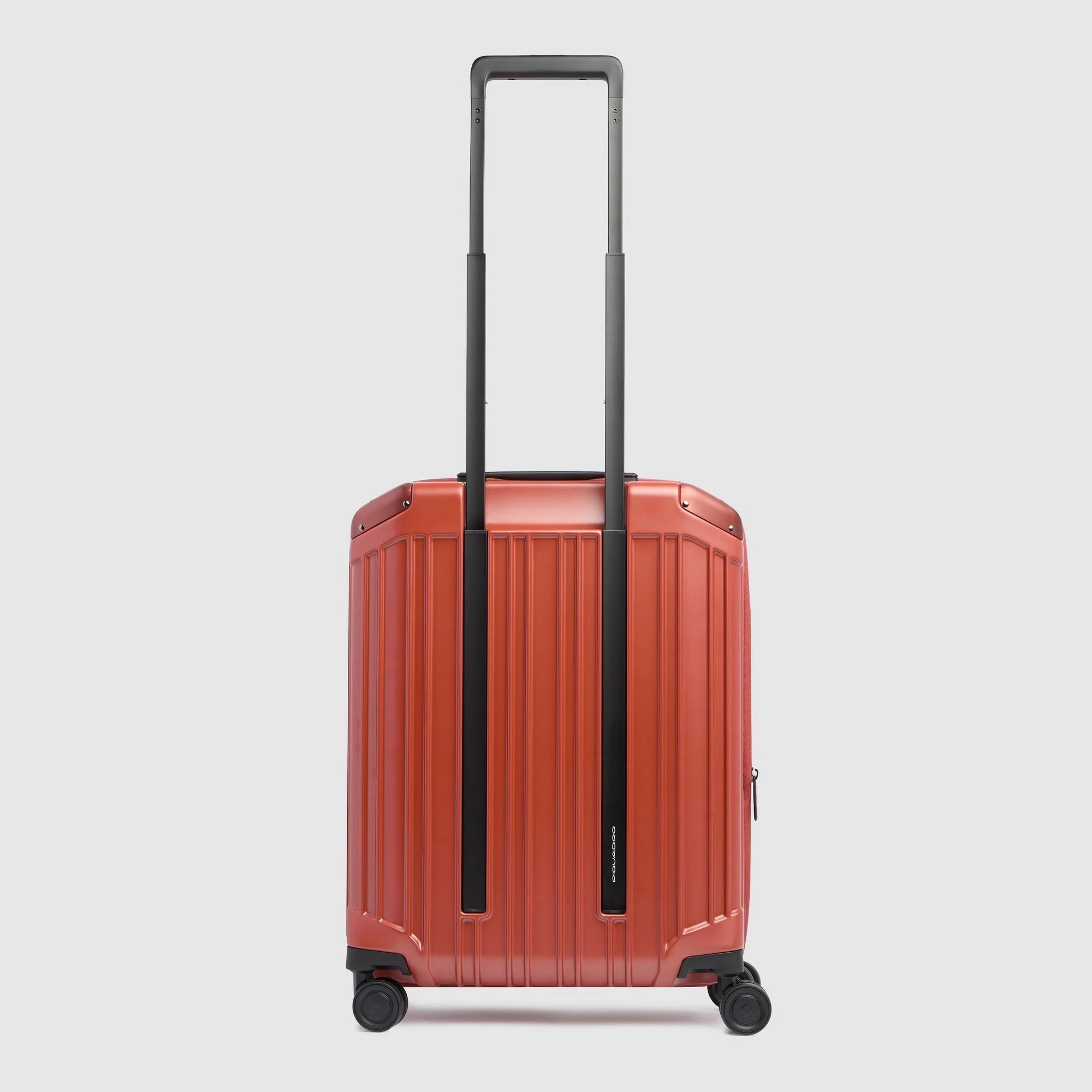 Piquadro Trolley Rigido da Cabina PQ-Light Blu Opaco Espandibile con 4 Ruote e Porta PC 17,3"