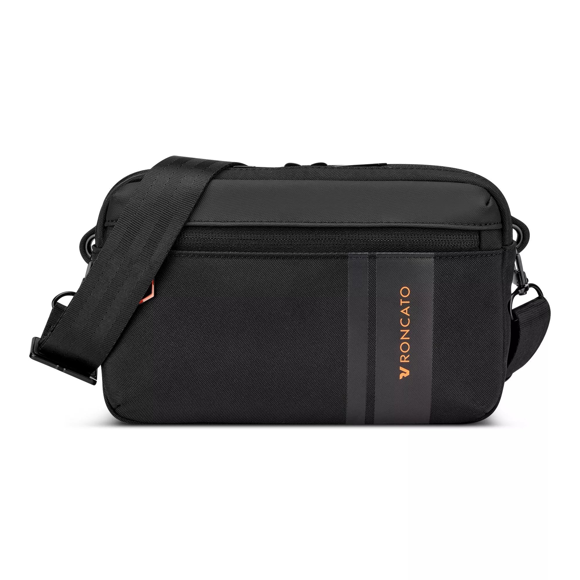 Borsa a tracolla Roncato da uomo compatta e resistente NERO TU | Giò Fashion