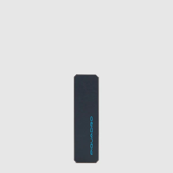 Portachiavi Blue Square in Pelle con Tracker