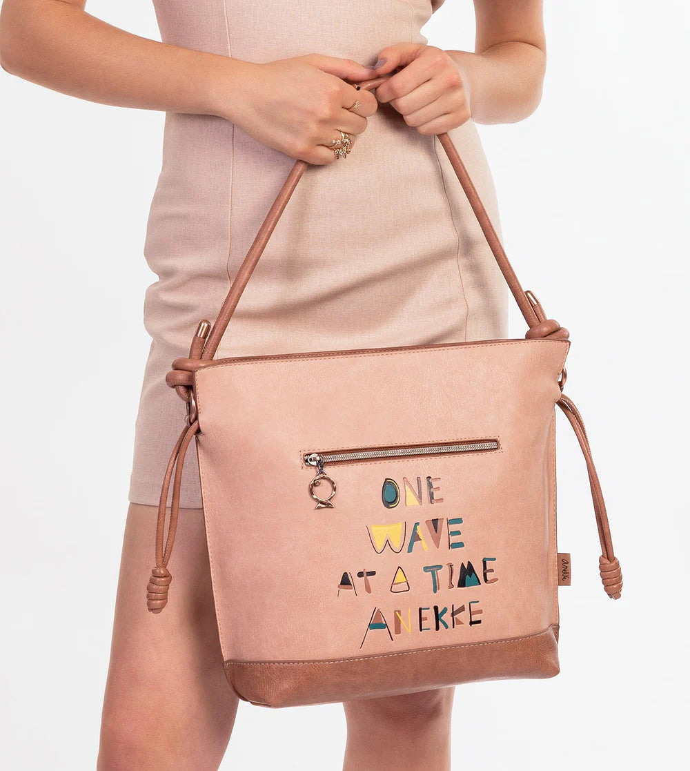 Borsa a tracolla Anekke Sunrise con stampa Mediterraneo Bianco TU | Giò Fashion