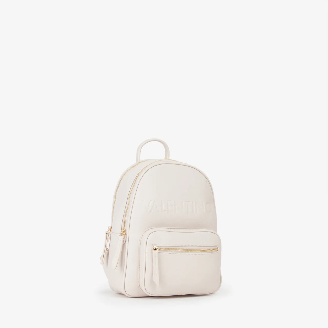 Valentino zaino donna con tasche multiple e chiusura zip Avorio TU | Giò Fashion