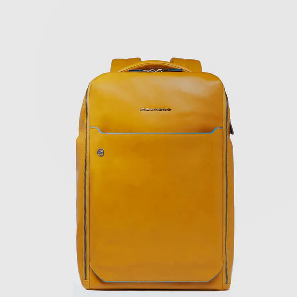 Zaino Piquadro in pelle porta PC e tablet linea Blue Square Giallo TU | Giò Fashion