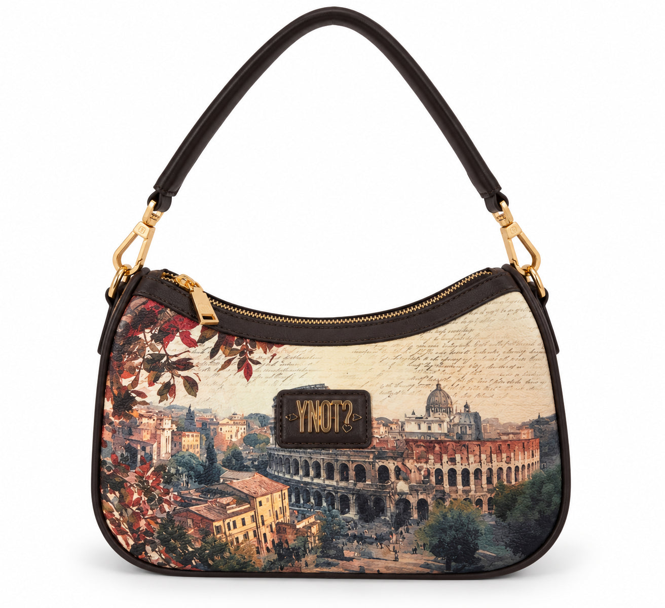 Borsa a Spalla Ynot? Roma con Stampa Colosseo
