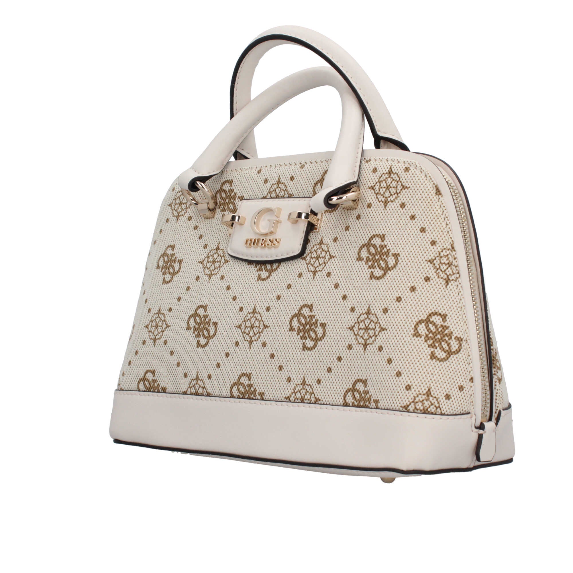 Borsa a mano Guess con finitura fashion e dettagli moderni BEIGE LOGO TU | Giò Fashion