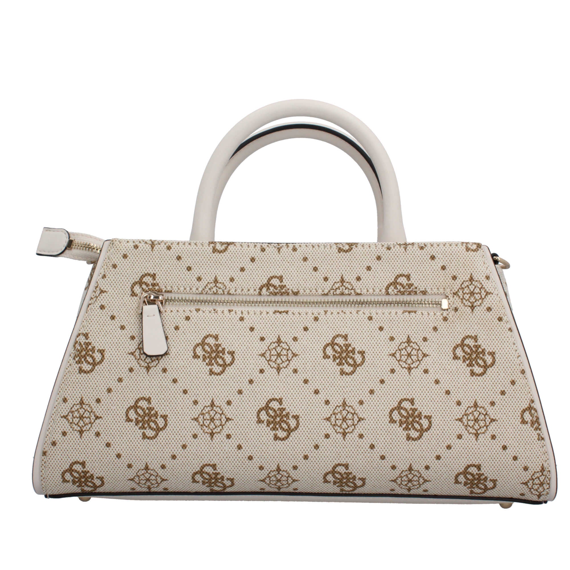 Borsa a mano logata con tracolla removibile Guess Beige TU | Giò Fashion