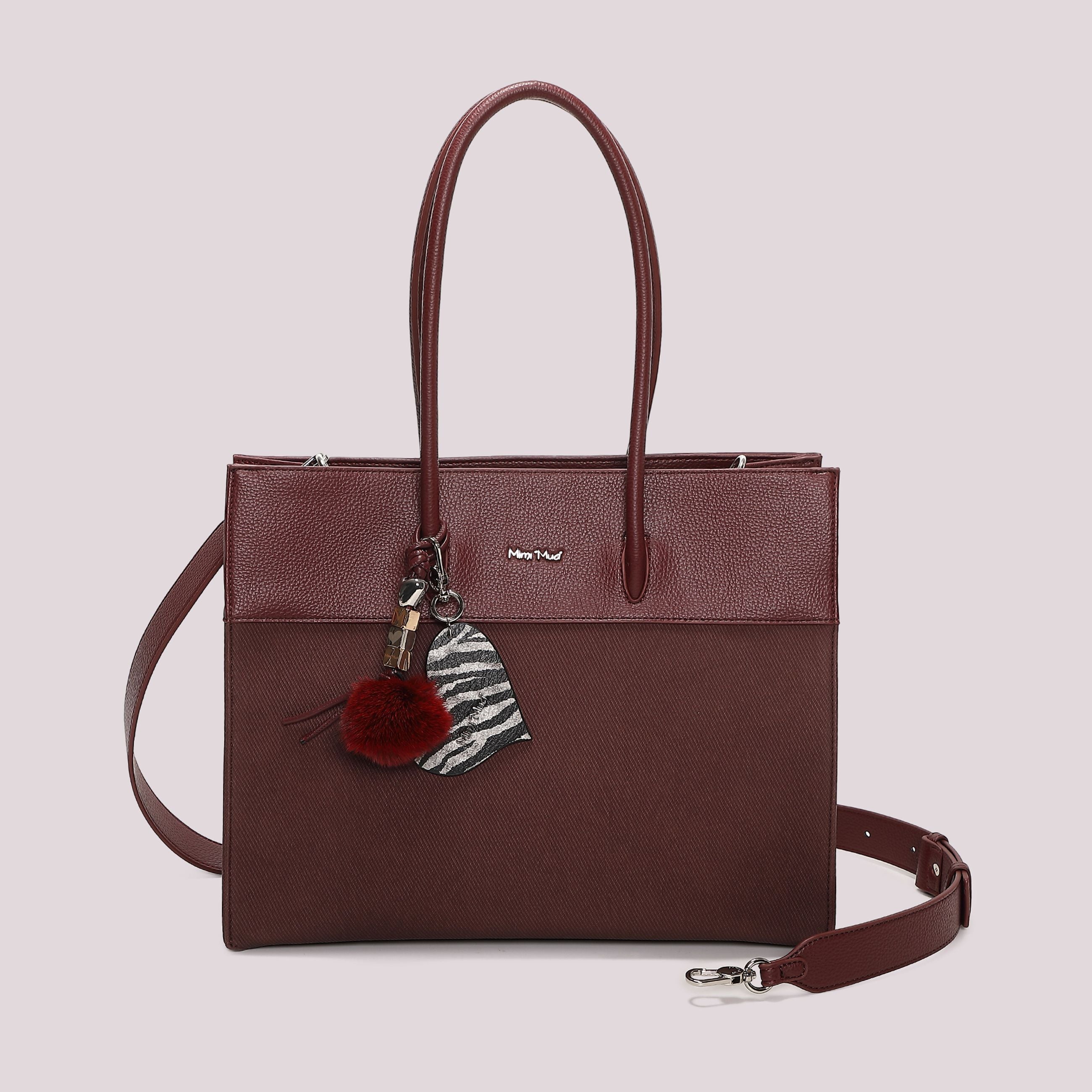 Borsa Tote Donna Mimi Mua con Charm a Cuore