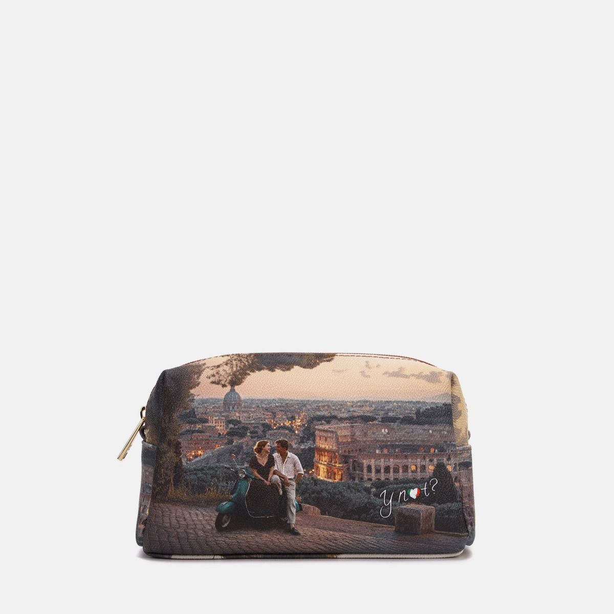 Ynot? Yes Bag Beauty Case Grande Donna in Ecopelle con Zip