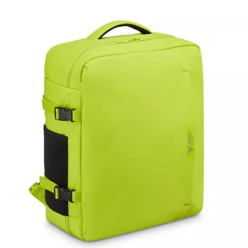 Roncato zaino da viaggio compatto con apertura totale e doppia portabilità Lime TU | Giò Fashion