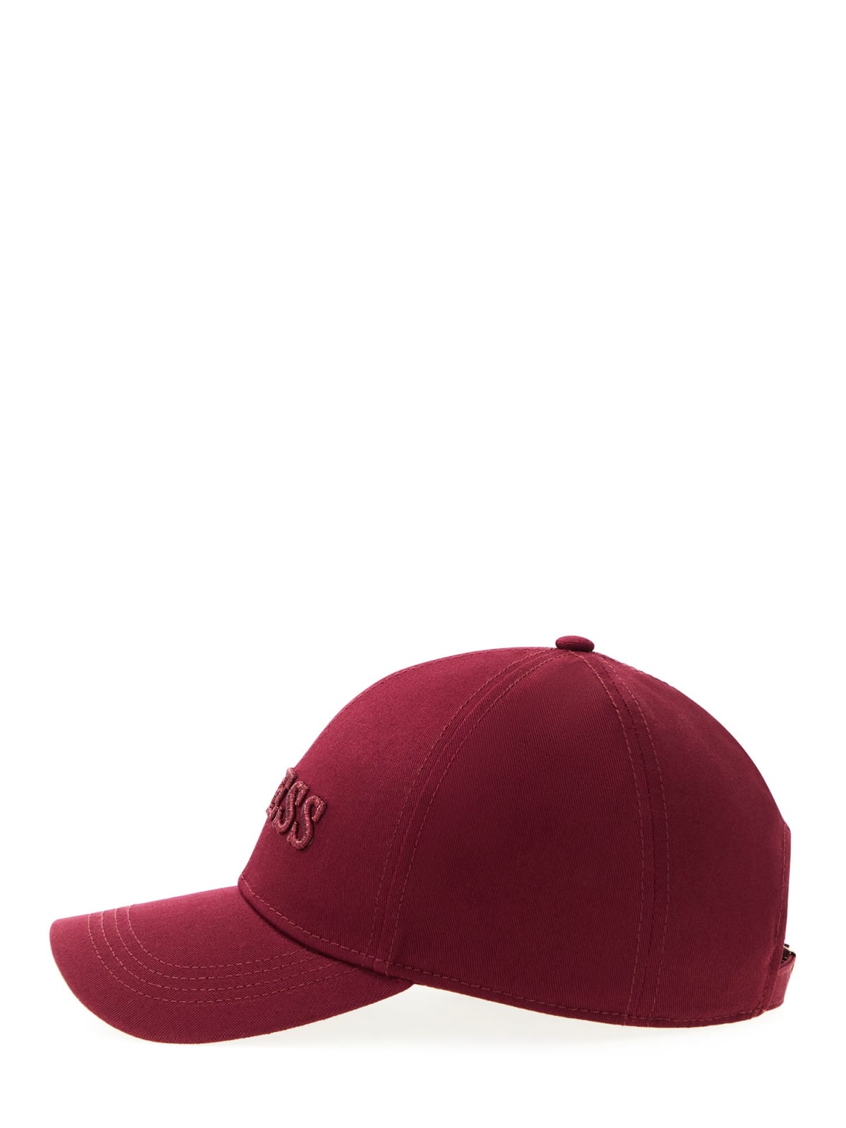 Cappello Guess donna modello baseball con logo frontale glitter BORGOGNA TU | Giò Fashion