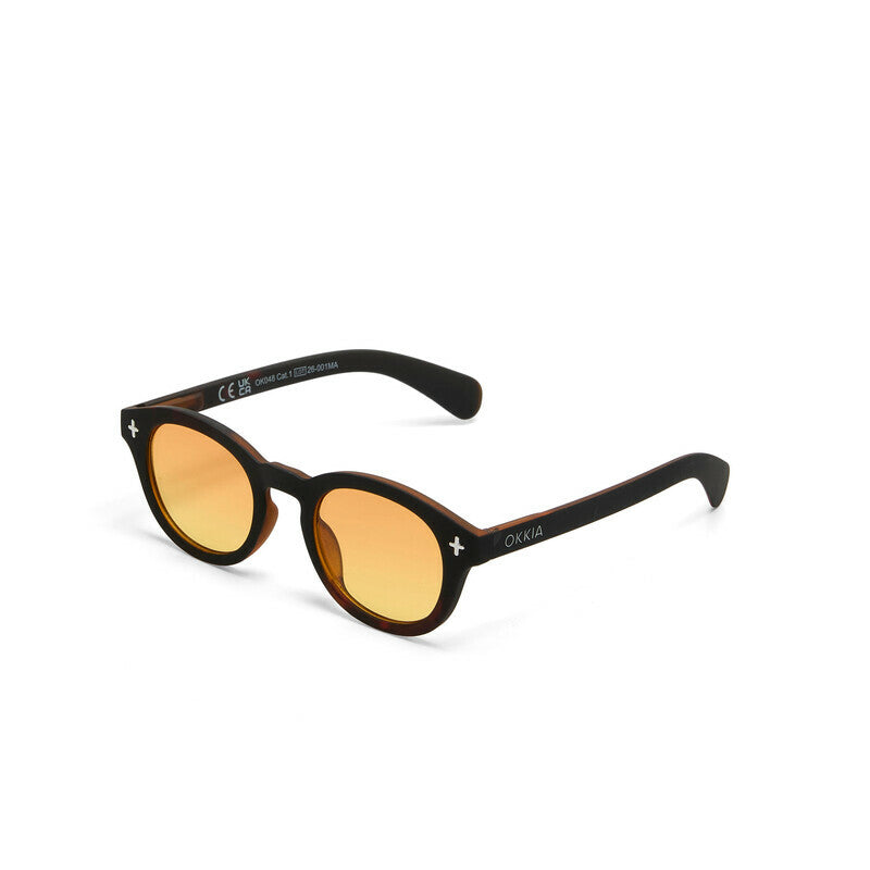 OKKIA Milano Occhiali da Sole Unisex con Lenti Sfumate e Protezione UV400