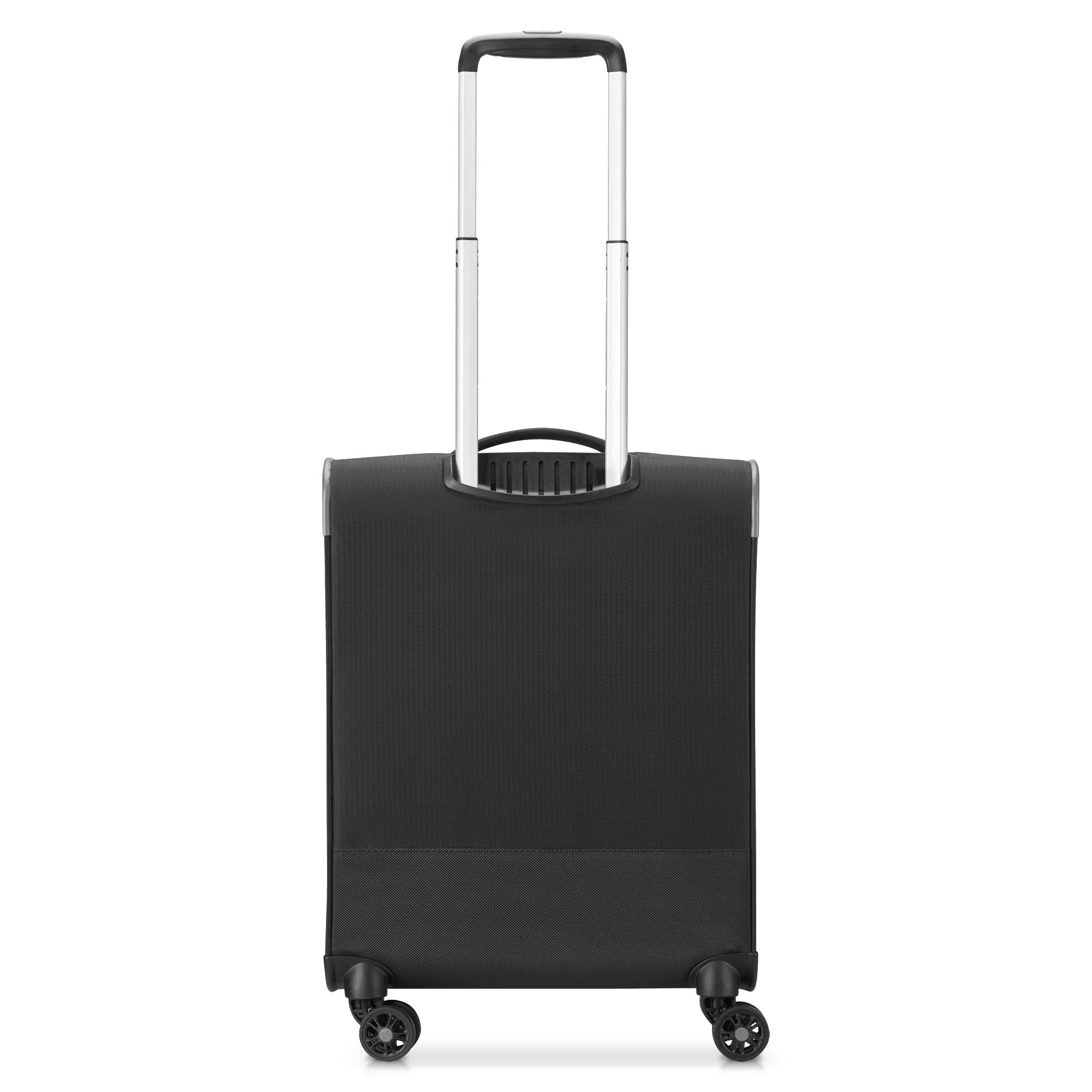Trolley Roncato morbido con 4 ruote e chiusura TSA per viaggi pratici NERO TU | Giò Fashion