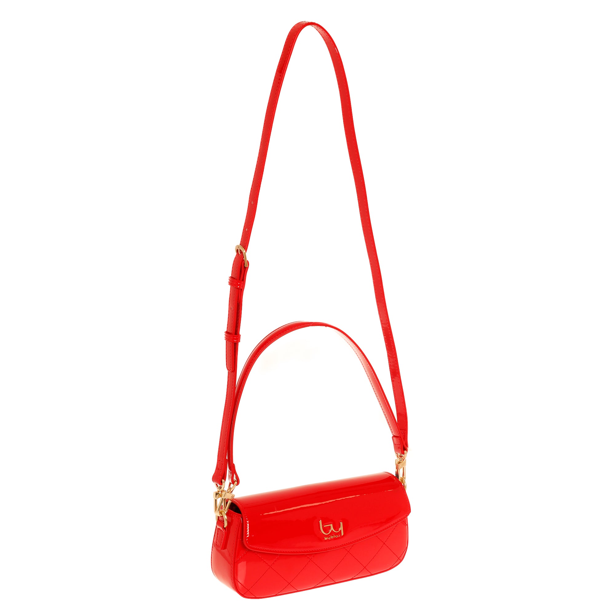 Borsa a spalla Byblos donna trapuntata con patta e tracolla regolabile elegante Rosso TU | Giò Fashion