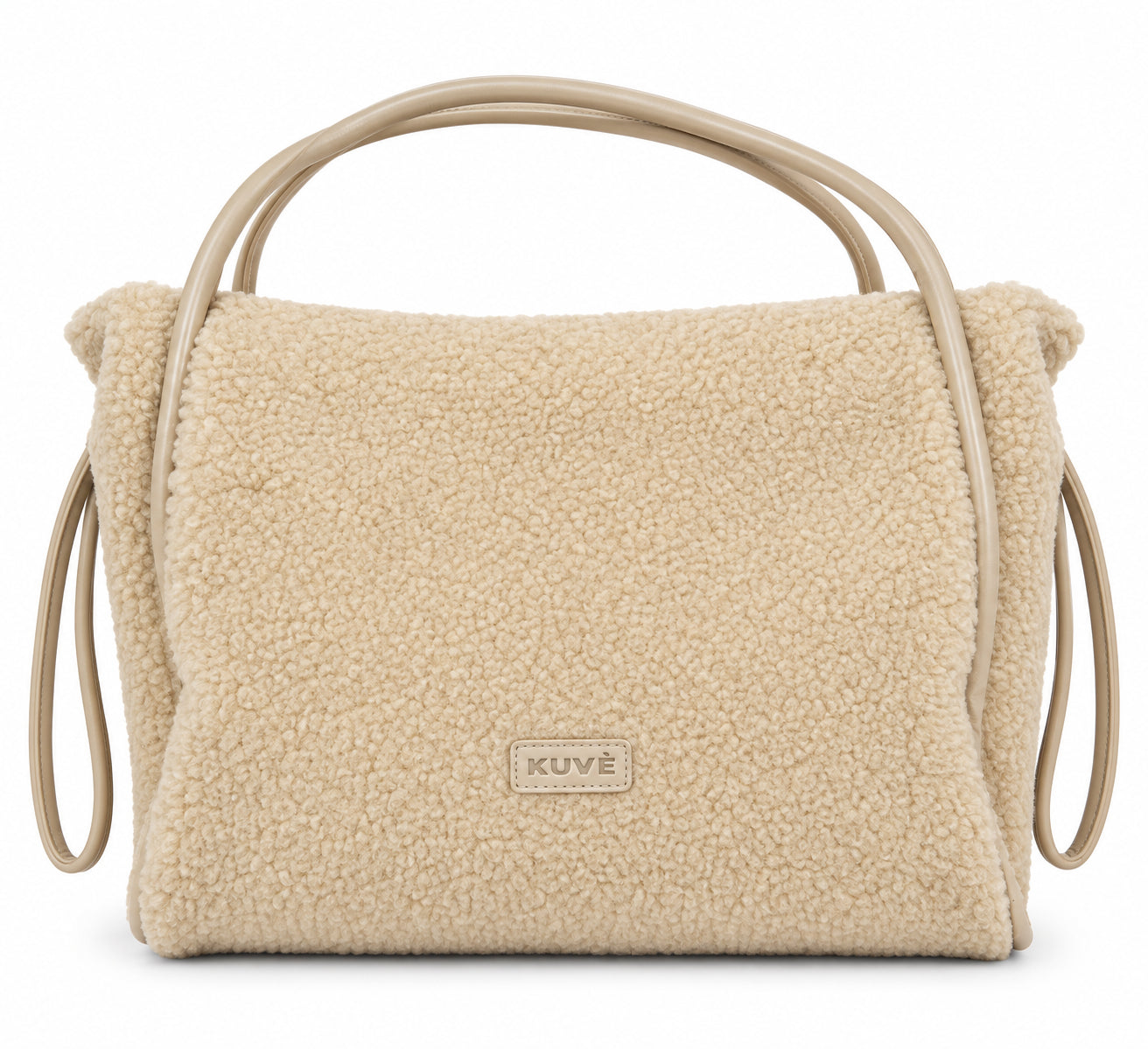 Borsa Shopping Kuvé in Teddy con Doppi Manici