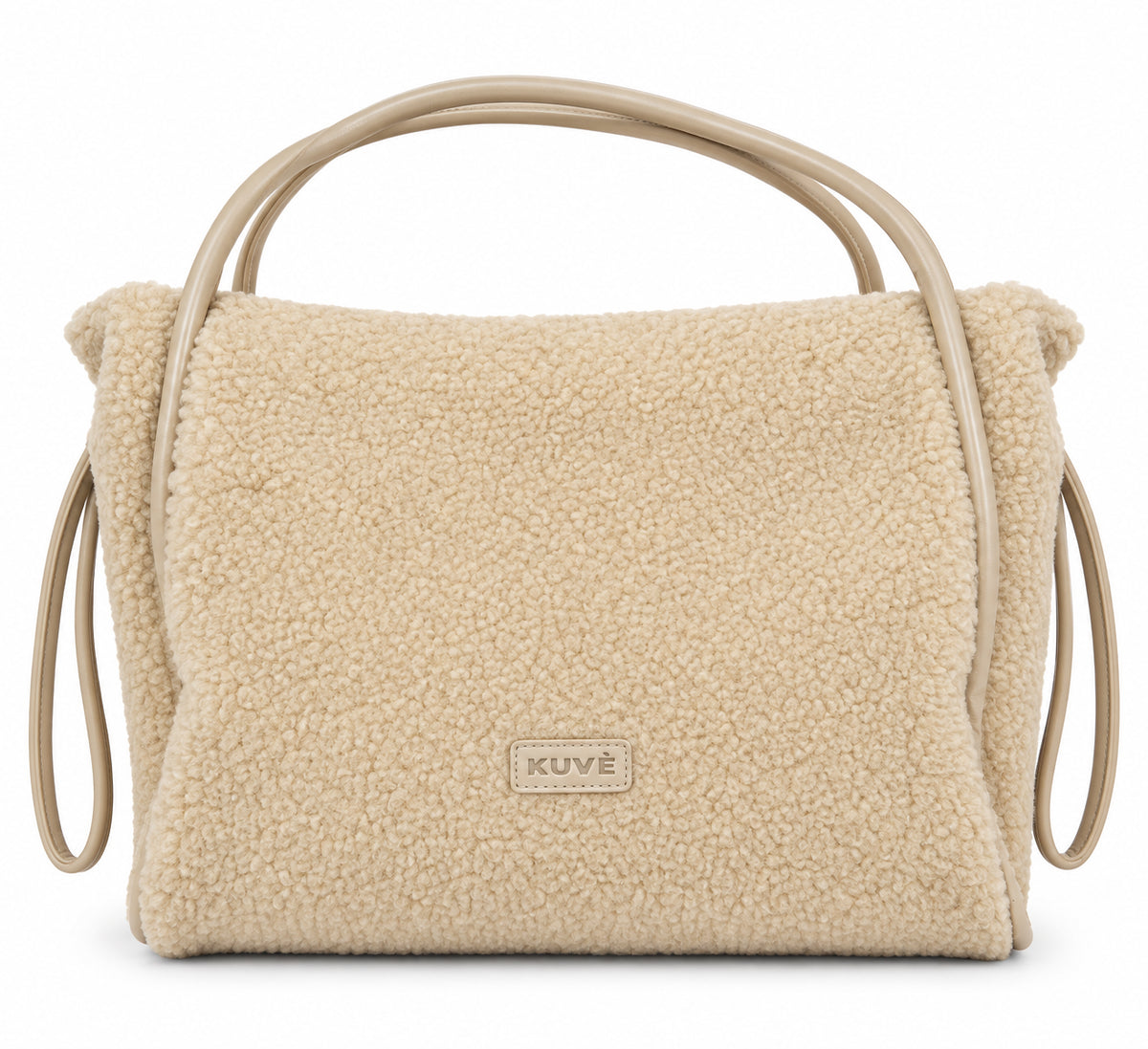 Borsa Shopping Kuvé in Teddy con Doppi Manici