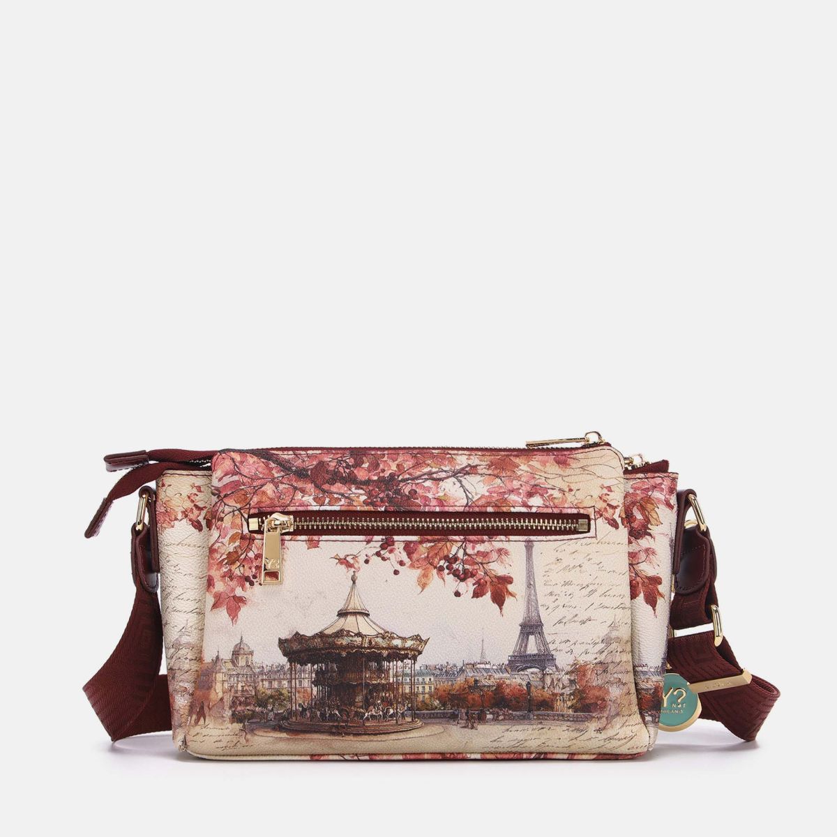 Ynot? Yes Bag Borsa a Spalla Donna con 3 Scomparti