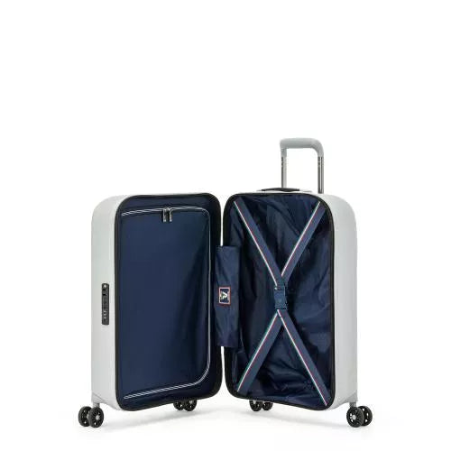 Roncato Trolley Rigido Cabina 4 Ruote Multidirezionali Argento TU | Giò Fashion
