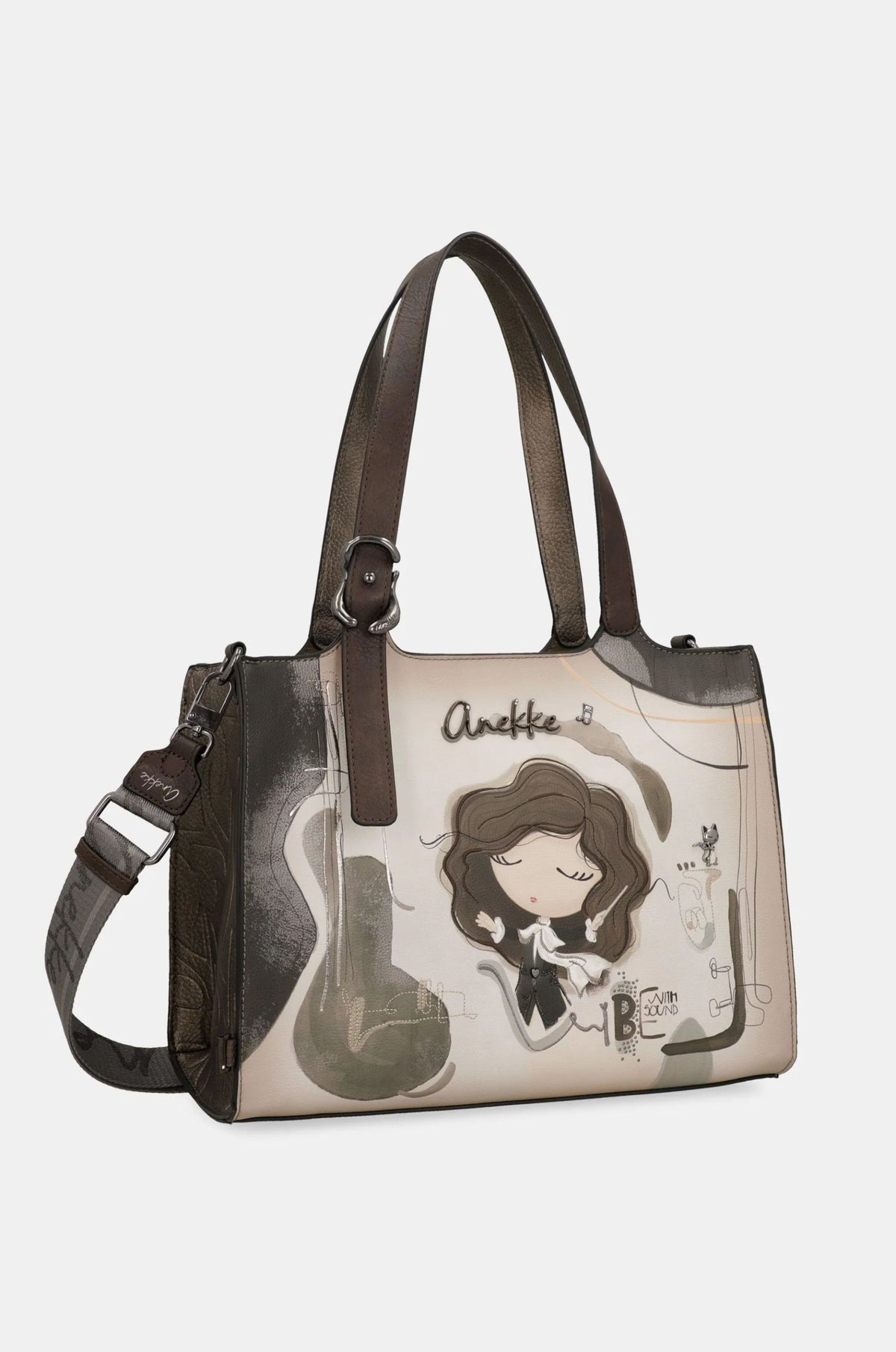 Borsa a Spalla Donna Anekke con Tracolla Regolabile