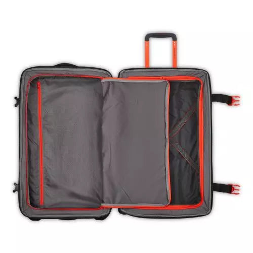 Trolley viaggio capiente con ruote e design resistente multifunzione DENIM TU | Giò Fashion