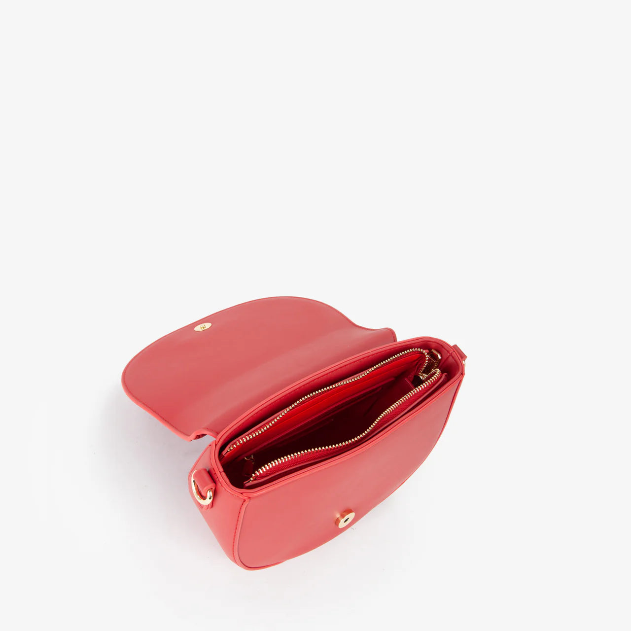 Valentino borsa a tracolla donna con logo in rilievo Rosso TU | Giò Fashion