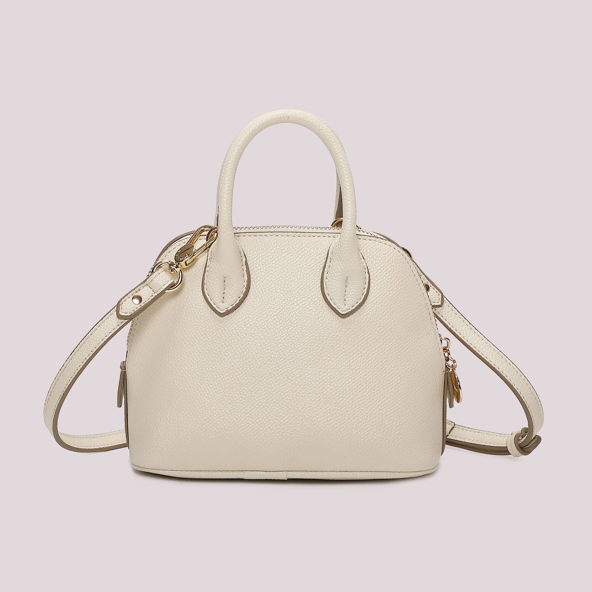 Borsa a mano donna Mimi Mua con tracolla rimovibile design elegante compatto PANNA TU | Giò Fashion