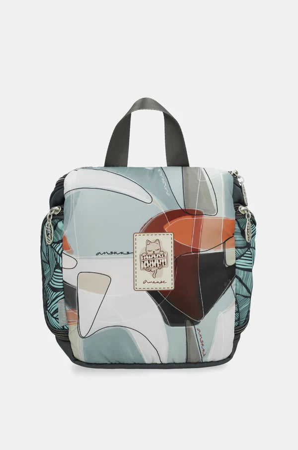 Beauty Case Anekke Donna da Viaggio con Manico e Scomparti Organizzati Azzurro TU | Giò Fashion