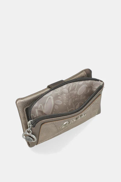 Portafoglio donna Anekke piccolo con zip Marrone TU | Giò Fashion