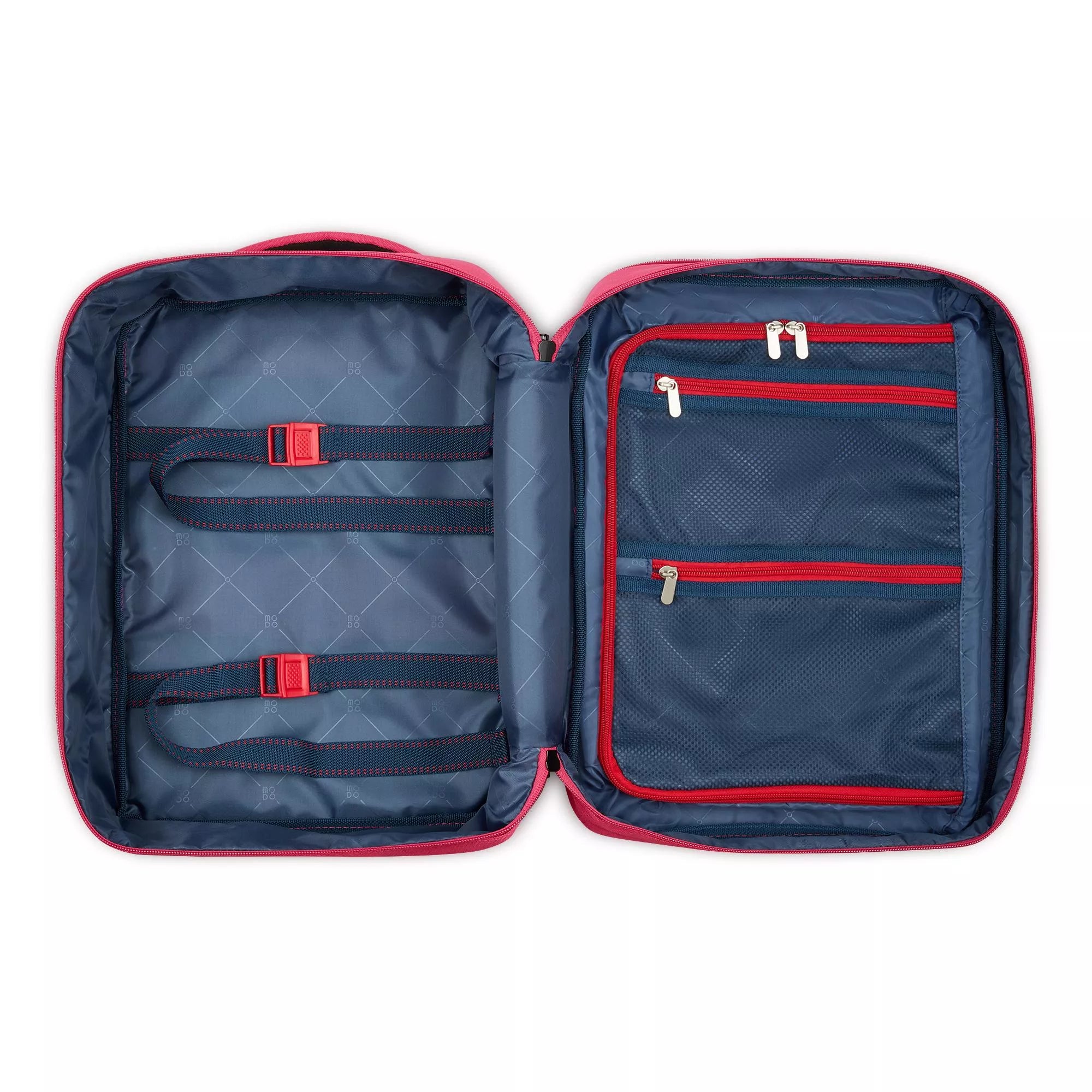 Modo by Roncato Zaino Cabina Porta PC Multitasche da Viaggio 40x30x20 MAGENTA TU | Giò Fashion