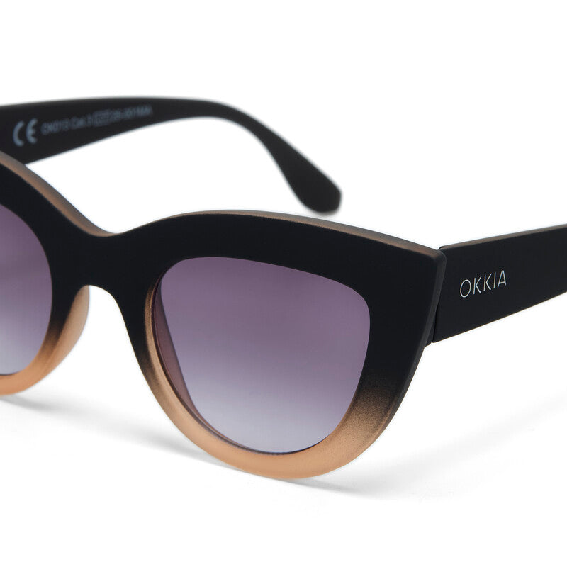 OKKIA Claudia Occhiali da Sole Donna Cat Eye Oversize con Protezione UV400