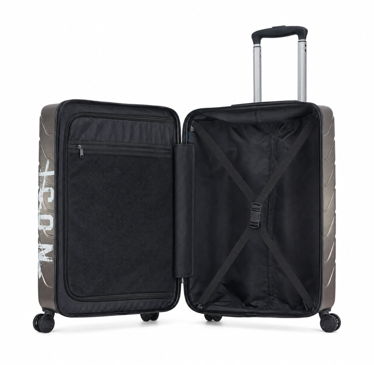 Trolley Icon Theo da Cabina Rigido con Quattro Ruote