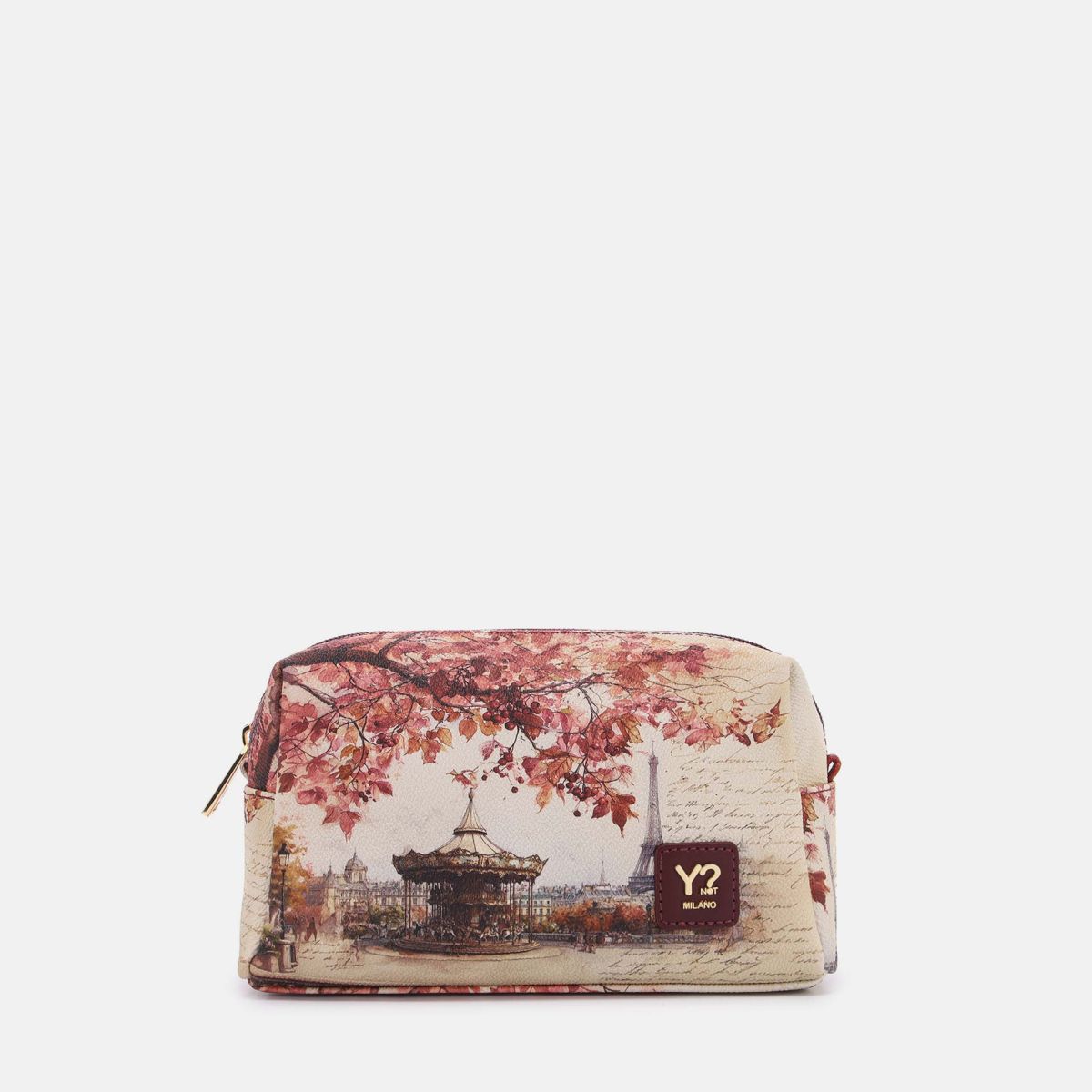 Ynot? Yes Bag Beauty Case Grande Donna in Ecopelle con Zip